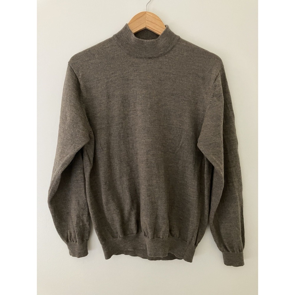 Mercer Street Studio Pure Merino Wool Men's Sweater Size Large Old Money